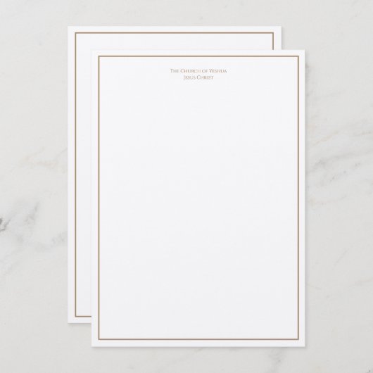 イェスフアイエスキリスト教会のレターヘ感謝していッド サンキューカード (正面/裏面)