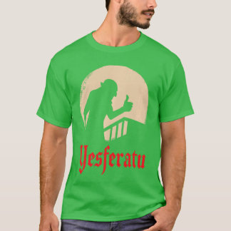 イェスフェラトゥ 笑えるヴァンパイア ホラー映画 パロディ プレミアム Tシャツ
