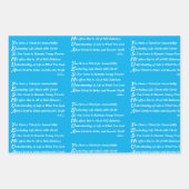 イェスワ詩クリスチャン ラッピングペーパーシート (正面)