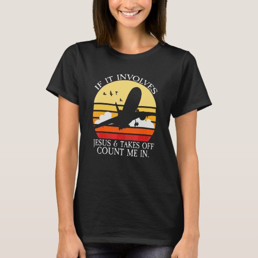 イェス様に関係して飛び立つなら私もカウントイン 3 Tシャツ (正面)