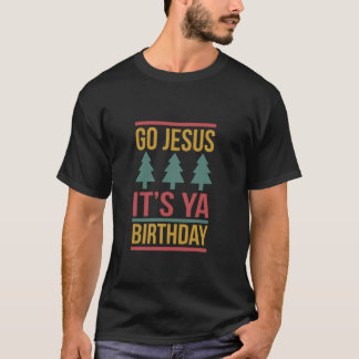 イェス様誕生日おめでとう 面白い クリスマス アグリー スウェット Tシャツ