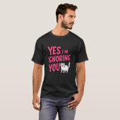 イェス・アイ・アム・イグノーリング・ユー・面白い猫・怒った妻・ティーンエイジャー Tシャツ (正面フル)