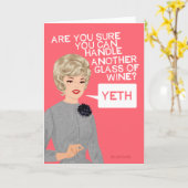 イェス カード (黄色い花)