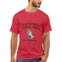 イェス・キリストに忠実であれ Tシャツ