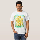 イェス・キリストは私を愛する キリスト教の十字架Tシャツ Tシャツ (正面フル)
