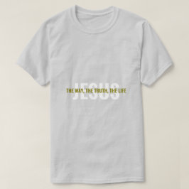 イェス・キリスト: 道であり 真理であり 命である Tシャツ