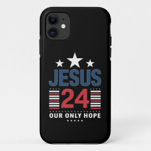 イェス・キリスト 2024 大統領 アメリカ合衆国 選挙 ポリティカル iPhone 11 ケース