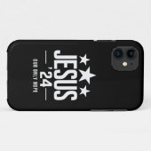 イェス・キリスト 2024 大統領 アメリカ 選挙 政治 Case-Mate iPhoneケース (裏面(横))
