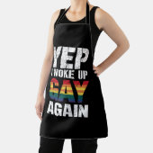 イェップi目覚めたゲイ再びプライドレインボー同性愛者ゲイ エプロン (インサイチュ)