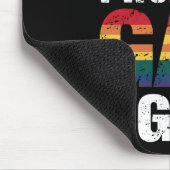 イェップi目覚めたゲイ再びプライドレインボー同性愛者ゲイ マウスパッド (コーナー)