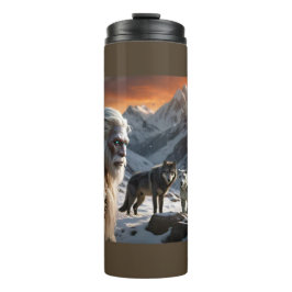 イェティとユキヒョウ タンブラー