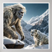 イェティとユキヒョウ ポスター (正面)