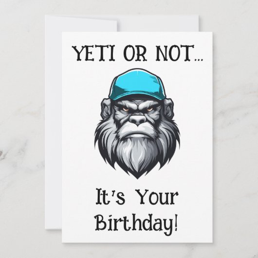 イェティサスカッチビフートグランパキャラクター シーズンカード (正面)