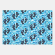 イェティ足プリント磁気カード