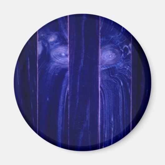 イェティ顔イン木箱 マグネット (正面)