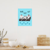 イェティ・セット・ゴー・ポスター ポスター (キッチン)