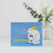 イェティ、葉書 ポストカード (スタンド正面)