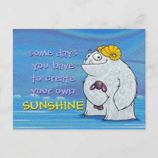 イェティ、葉書 ポストカード