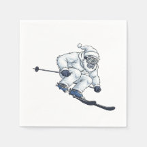 イェティ 雪男 スキー 楽しい ホリデー