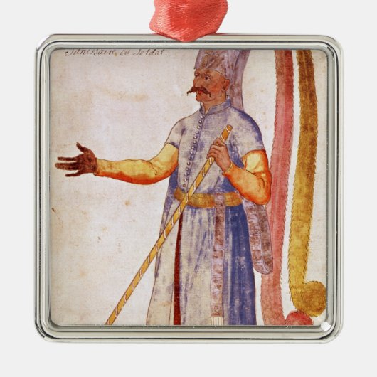 イェニチェリか兵士1567年 メタルオーナメント (正面)