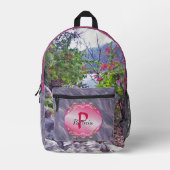 イェラパトレイル821 プリントバックパック (正面)