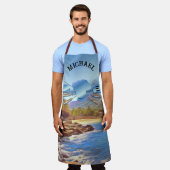 イェラパビーチ料理761 エプロン (着用した状態)