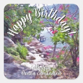 イェラパ誕生日トレイル821 スクエアシール (正面)