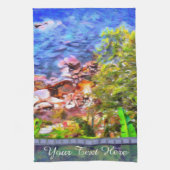 イェラパ風光明媚なパスビュー0819 キッチンタオル (縦)