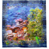 イェラパ風光明媚なパスビュー0819 シャワーカーテン (正面)