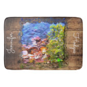 イェラパ風光明媚なパスビュー0819 バスマット (正面)