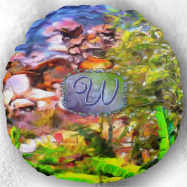 イェラパ風光明媚なパスビュー0819 ラウンドクッション