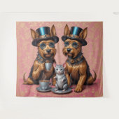 イェルキッシュテリアズティータイム タペストリー (正面(横))