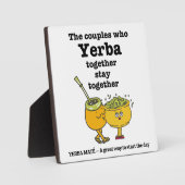 イェルバスタイリッシュマテのカップル フォトプラーク (正面)