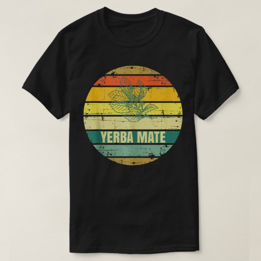 イェルバメイトティードリンクレトロ2 Tシャツ (デザイン正面)