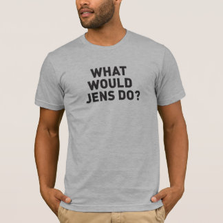 イェンスは何をしますか。 Tシャツ