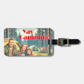 イェーキャンピングインザレイン ラゲッジタグ (正面横)