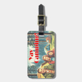 イェーキャンピングインザレイン ラゲッジタグ (正面縦)