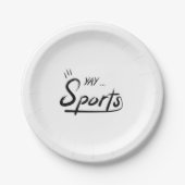 イェースポーツおもしろい ペーパープレート (正面)