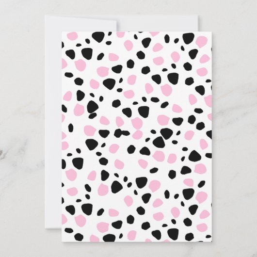 イェーハイディスコ女性のカーボーイロデオ誕生日招待状 招待状 (裏面)