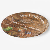 イェーハウカウボーイロデオサドルアップ紙プレート ペーパープレート (アングル)