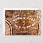 イェーハウカウボーイ誕生日招待状 招待状 (正面/裏面)