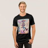イェーハウ・ボーン・ダスト - 砂漠で楽しさを踊り起こせ！ トライブレンドＴシャツ (正面全面)