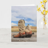 イェーハ！ウェスタンブートカード カード (黄色い花)