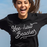 イェービーチカスタムマッチングバケーションTシャツ Tシャツ<br><div class="desc">やったビーチ!ボヘミアンの悪党を受け入れろ！春休みと少女旅行が呼び出され、チームのアンサーリンがマッチングボホタウンスタイル!これらのティーは頭を回し、笑いを引き起こすことが保証されている。前に行って、曲をクランクし、太陽を追い、ボーホーの素晴らしい笑顔で冒険すべてに「ハウディ！」と言う。✌️おカスタマイズ前の休暇で！</div>