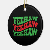 イェーフ女性のカーボーイウェスタンヴィンテージカウボーイメンズ セラミックオーナメント (左)