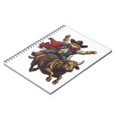 イェーフ子猫 – ワイルドウエストキャットカウボーロデオ ノートブック (左側)