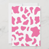 イェーヨーディスコ女性のカーボーイ誕生日パーティー招待 招待状 (裏面)