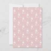 イェー赤面ピンクディスコ女性のカーボーイロデオ誕生日 招待状 (裏面)