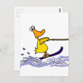 イエおもしろいローダック水上スキー ポストカード (正面/裏面)