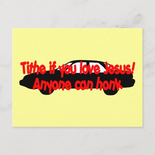 イエもしスを愛して…誰でも黙れる! ポストカード (正面)